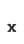 x