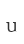 u