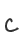 c