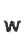 w