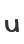 u