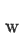 w