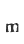 m