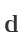 d