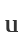 u
