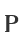 P