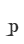 p
