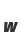 w