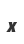 x
