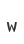 w