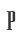 P