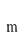m