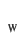 w