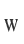 W