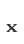 x