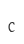 c