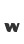 w