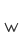 w