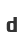 d