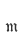 m