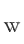 w