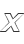 X