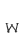w