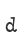 d