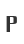 P