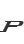 P
