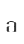 a
