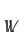 w