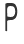P