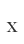 x