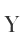 Y