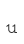 u