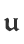u