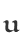 u