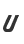 u