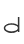 d