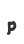 p