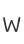 w
