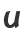 u