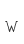 w