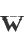 W