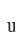 u