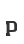 p