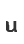 u