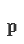 p