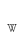 w